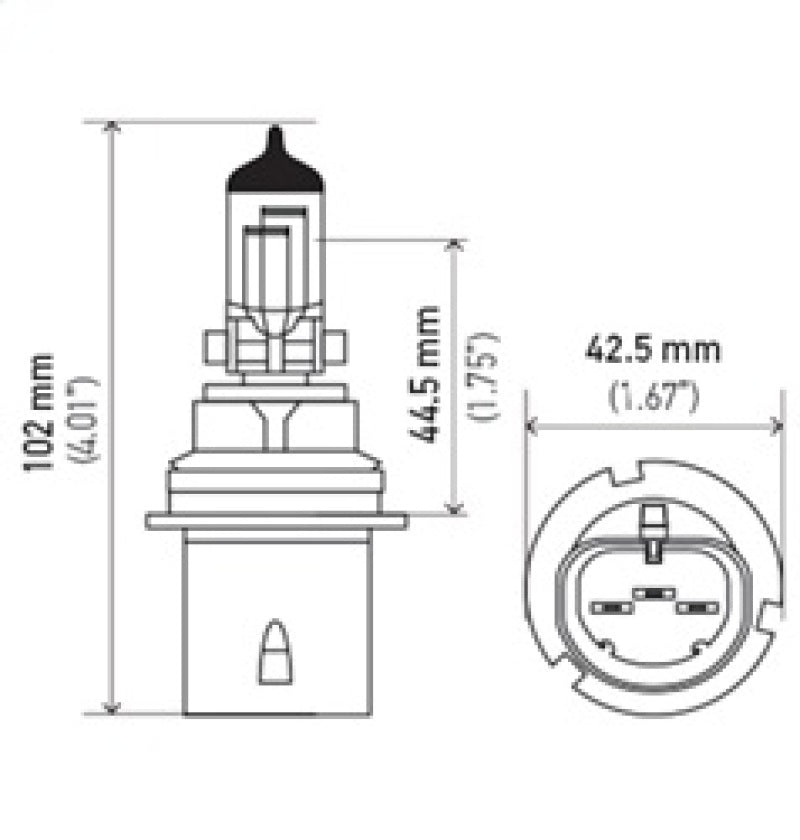 Hella Bulb 9004 12V 65/45W Xen Wht Xb (2) - My Store