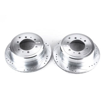 compare product Power Stop 96-97 Lexus LX450 Rear Evolution Drilled & Slotted Rotors - Pair