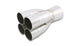 Vibrant 4 - 1 Merge Collector 2.50in Inlet I.D. Merge O.D. - 3.50in Outlet O.D. - 4.00in - My Store