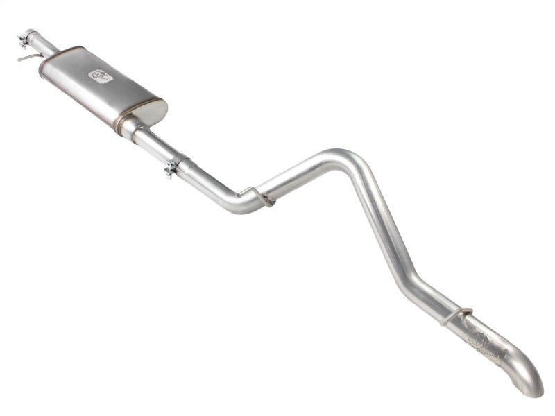 aFe MACHForce XP Exhaust Cat - Back 2.5in SS - 409 Hi - Tuck 12 - 14 Jeep Wrangler Unlimited V6 3.6L 4Dr - My Store