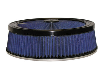 compare product aFe MagnumFLOW Air Filters Round Racing P5R A/F TOP Racer 14D x 4H (Blk/Blue)