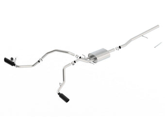compare product Borla 14-16 Chevrolet Silverado 1500 5.3L ATAK Catback Exhaust w/ Black Chrome Tips