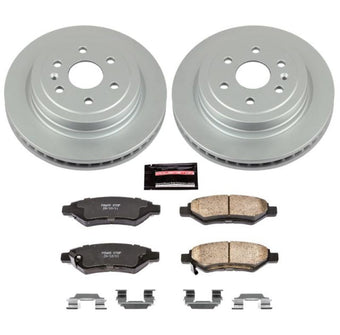 compare product Power Stop 10-16 Cadillac SRX Rear Z17 Evolution Geomet Coated Brake Kit