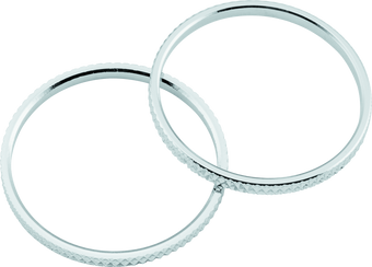 compare product Kuryakyn Knurled Accent Rings Chrome (Pair)