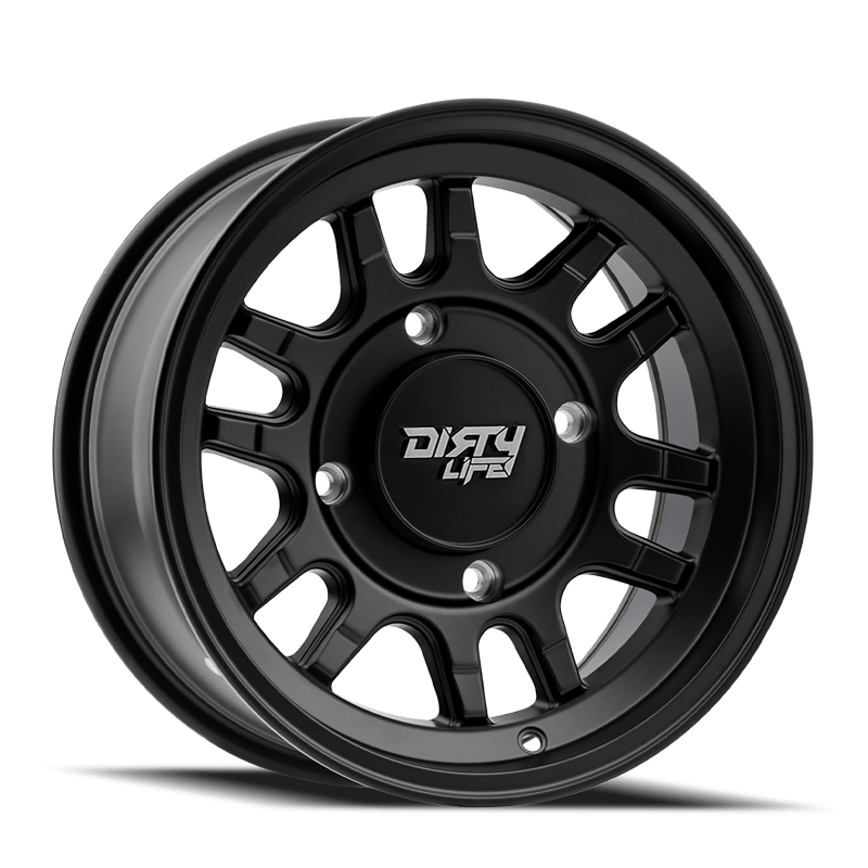 Dirty Life 9310s Canyon Sport SXS 14x7 / BLANK BP / 13mm Offset / 106.25mm Hub Matte Black Wheel - My Store