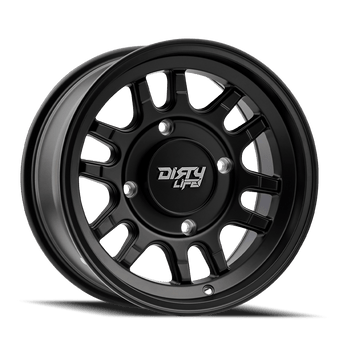 compare product Dirty Life 9310s Canyon Sport SXS 14x7 / BLANK BP / 13mm Offset / 106.25mm Hub Matte Black Wheel