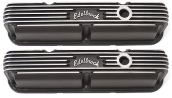 compare product Edelbrock Valve Cover Classic Series Chrysler La 318-340-360 CI V8 Black
