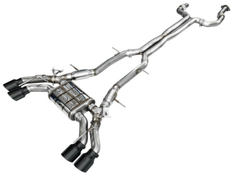 compare product AWE Tuning 2021+ Cadillac CT4-V Blackwing SwitchPath Exhaust - Diamond Black Tips
