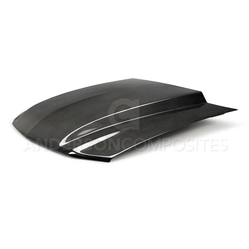 Anderson Composites 10 - 12 Ford Mustang Type - CJ 3in Carbon Fiber Cowl Hood - My Store