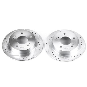 compare product Power Stop 94-98 Nissan 240SX Rear Evolution Drilled & Slotted Rotors - Pair