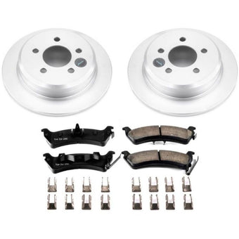 compare product Power Stop 93-98 Jeep Grand Cherokee Rear Z17 Evolution Geomet Coated Brake Kit
