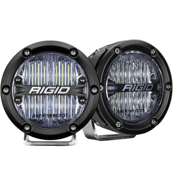 compare product Rigid Industries 360-Series 4in LED SAE J583 Fog Light - White (Pair)