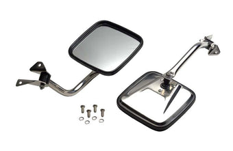 compare product Kentrol 87-95 Jeep Wrangler YJ Mirror Kit Pair- Polished Silver