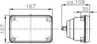Hella Module 164 x 103mm H4 12V ECE Universal Lamp - My Store
