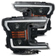 AlphaRex 18 - 19 Ford F - 150 PRO - Series Proj Headlights Plank Style Gloss Blk w/Activ Light/Seq Signal - My Store