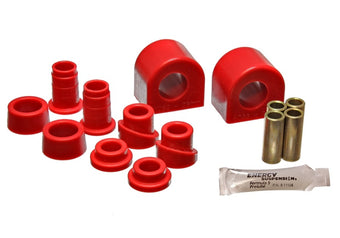 compare product Energy Suspension 88-96 Chevy Corvette Red 24mm Front Sway Bar Bushing Set (End Links Inc)