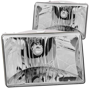 compare product ANZO 1993-1998 Jeep Grand Cherokee Crystal Headlights Chrome