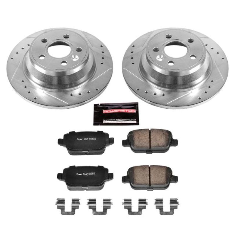 Power Stop 07 - 11 Volvo S80 Rear Z23 Evolution Sport Brake Kit - My Store
