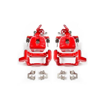 compare product Power Stop 08-09 Audi A3 Rear Red Calipers w/Brackets - Pair
