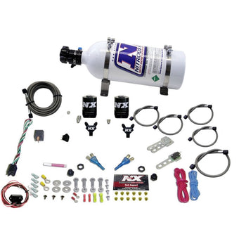 compare product Nitrous Express 03-18 Nissan 350Z/370Z Dual Nozzle (35-150HP) w/5lb Bottle