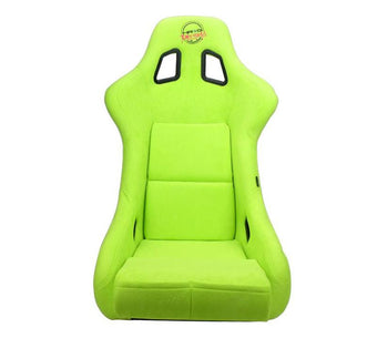 compare product NRG FRP Bucket Seat PRISMA Edition - Large (Neon Green Alcantara/  Pearlized Back)