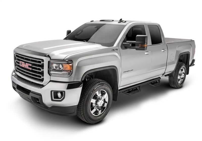 N - Fab Podium LG 17 - 18 Chevy/GMC 2500/3500 Crew Cab All Beds - Tex Black - 3in - My Store