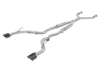 aFe POWER Takeda 2.5in 304 SS CB Exhaust w/ Carbon Fiber Tips 17 - 19 Infiniti Q60 V6 - 3.0L (tt) - My Store