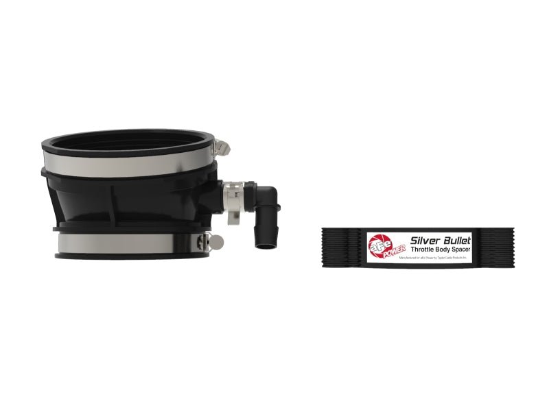 aFe 2020 Vette C8 Silver Bullet Aluminum Throttle Body Spacer / Works With aFe Intake Only - Black - My Store