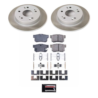 compare product Power Stop 97-01 Honda Prelude Rear Semi-Coated Rotor Kit