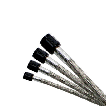 compare product Nitrous Express Stainless Braided 18ft Sho Hose - Black