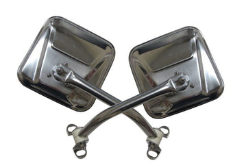 compare product Rampage 1976-1983 Jeep CJ5 Mirror Kit - Stainless