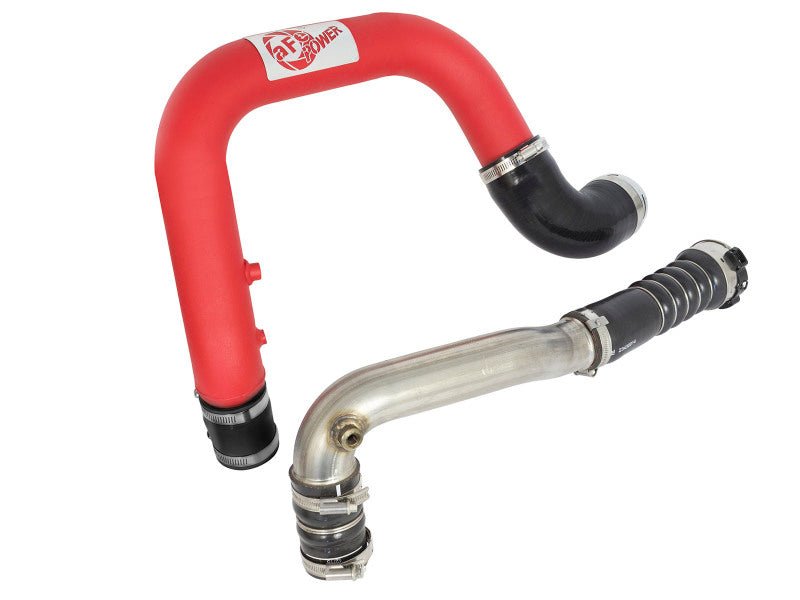 aFe BladeRunner 2.5in Red IC Tube Hot Side w/ Coupling & Clamp Kit 2016 GM Colorado/Canyon 2.8L - My Store