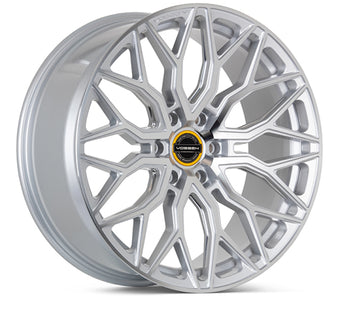 compare product Vossen HF6-3 22x9.5 / 6x135 / ET20 / Deep Face / 87.1 - Silver Polished Wheel