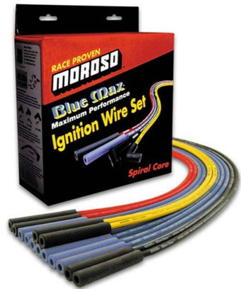 compare product Moroso Custom Ignition Wire Set - Blue Max - Spiral Core