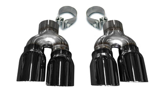 compare product Corsa 2016-2019 Cadillac ATS 3.6T 4in Inlet / 4in Outlet Twin Black Tip Kit (For Corsa Exhaust Only)