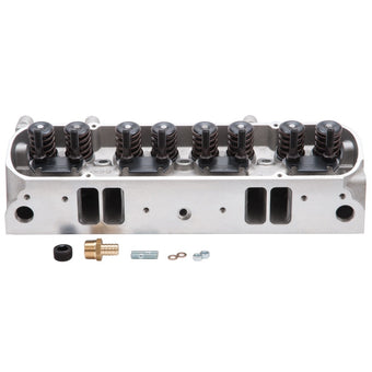 compare product Edelbrock Cylinder Head Pontiac Performer D-Port 72cc Chambers for Hydraulic Roller Cam Complete