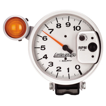 compare product Autometer 5 inch 10,000 RPM Shift Lite Pedestal Tachometer Auto Gage