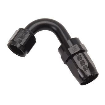 compare product Russell Performance -8 AN Black 120 Degree Full Flow Swivel Hose End