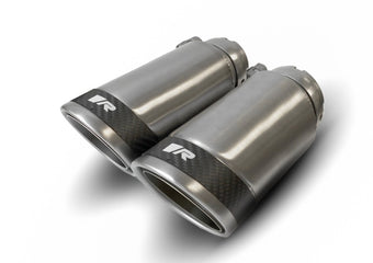 compare product Remus Stainless Steel 84mm Angled w/Carbon Ring Tail Pipe Set (Pair)