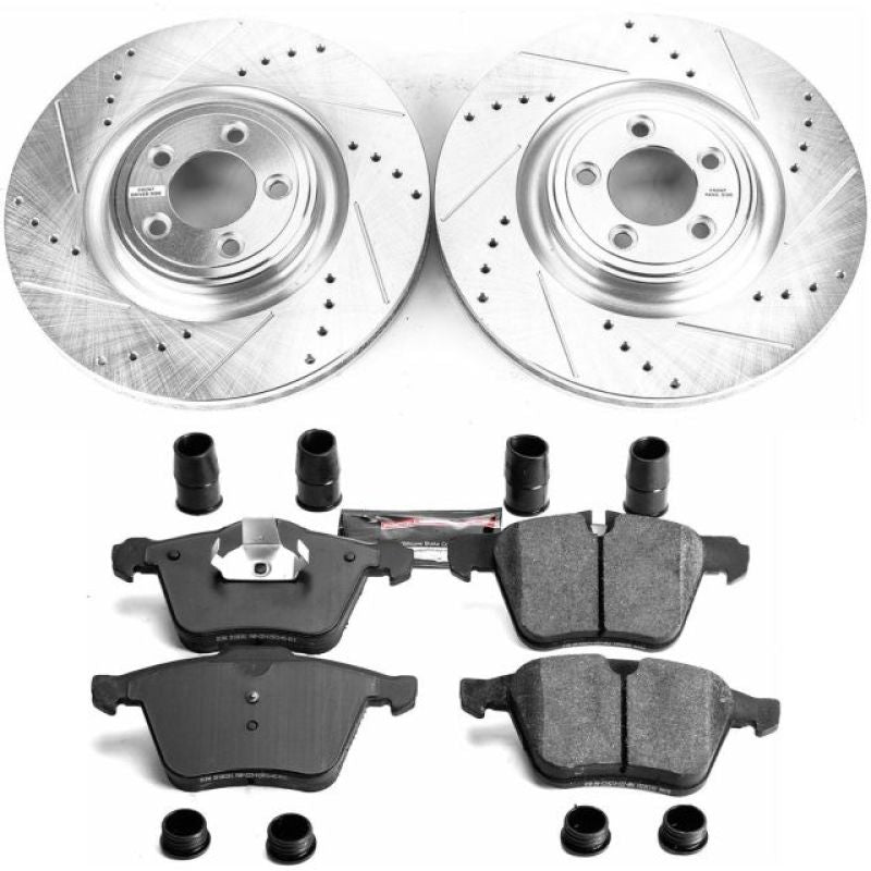Power Stop 07 - 08 Jaguar S - Type Front Z23 Evolution Sport Brake Kit - My Store