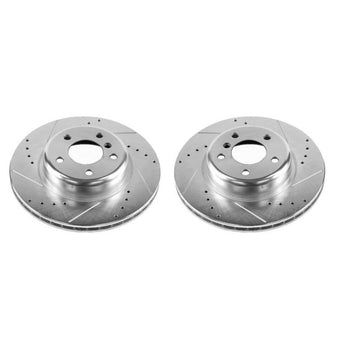 compare product Power Stop 11-16 BMW 528i Front Evolution Drilled & Slotted Rotors - Pair