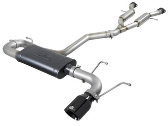 compare product aFe Large Bore HD 3in 304 SS Cat-Back Exhaust w/ Black Tips 14-19 Jeep Grand Cherokee (WK2) V6-3.6L
