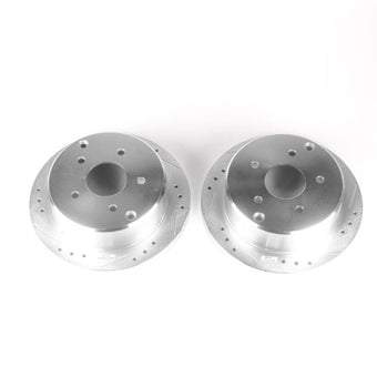 compare product Power Stop 2004 Pontiac GTO Rear Evolution Drilled & Slotted Rotors - Pair