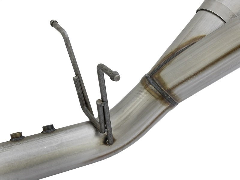aFe LARGE BORE - HD 4in 409 - SS DPF - Back Exhaust w/Dual Black Tips 2017 GM Duramax V8 - 6.6L (td) L5P - My Store