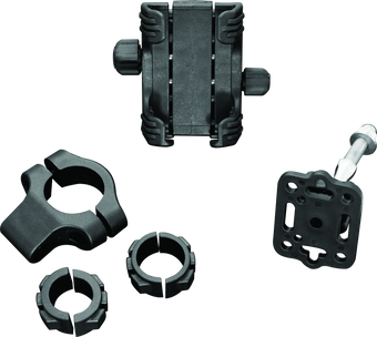 compare product Kuryakyn Tech-Connect Bar Mount for 7/8 to 1-1/4 inch Bars 1-5/8 to 3-5/8 inches Wide