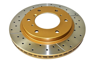 compare product DBA 15-18 Subaru Legacy 2.5i Front Drilled & Slotted Street Series Rotor