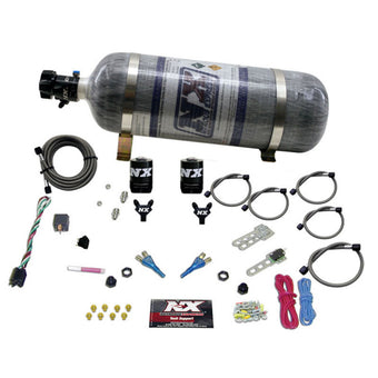 compare product Nitrous Express Dodge EFI Full Race Dual Nozzle Nitrous Kit (100-300HP) w/Composite Bottle
