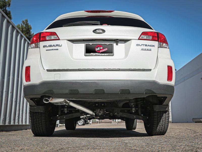 aFe POWER Takeda 2.25 to 2.5in 304SS Cat - Back Exhaust 10 - 14 Subaru Outback H4 - 2.5L - My Store