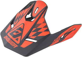 compare product Answer AR1 Sweep Visor Black/Red