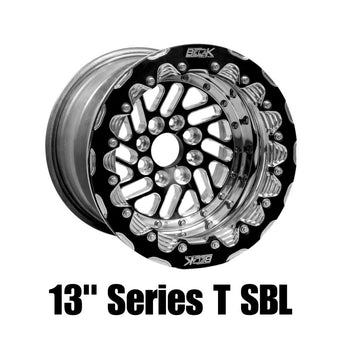 compare product Belak 13x10 / 5in BS / 4x100 BP / High Pad / Series Twisted Wheel - Single Beadlock